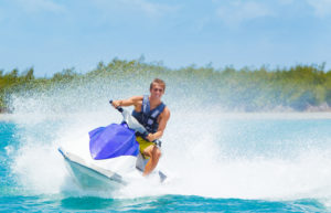 Photo of a Man on a Jet Ski in Myrtle Beach