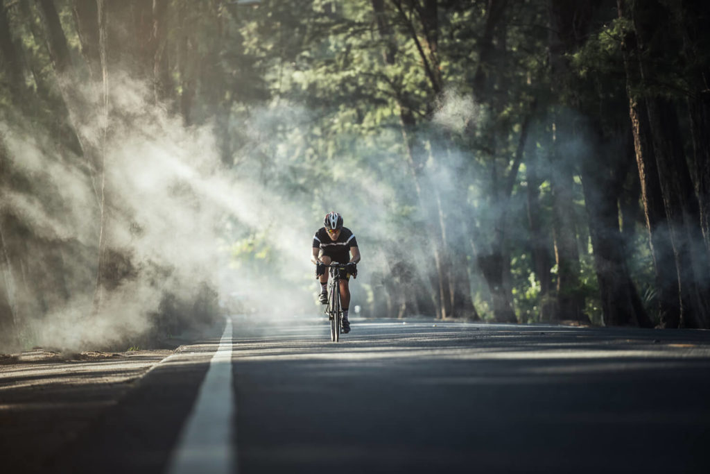 Photo of a Man on a Myrtle Beach Cycling Trip.