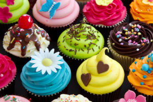 Photo of Frosted Cupcakes at a Bakery in Myrtle Beach.